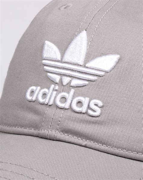 Adidas Originals Trefoil Baseball Cap Grey Mens Hat
