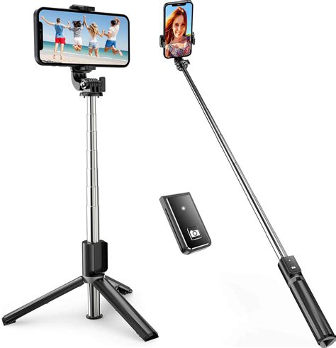 Atumtek 1m Selfie Stick Tripod Extendable Bluetooth Selfie Stick With