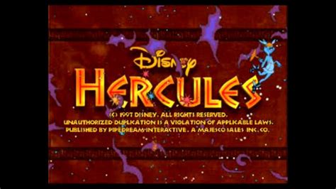 Hercules Disney Ps1 Blast From The Past Part1 Youtube