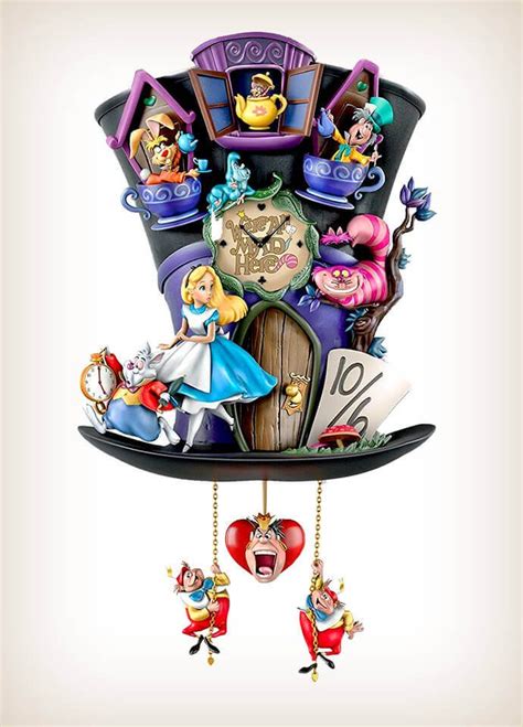Alice In Wonderland Clock Wall Of Clocks