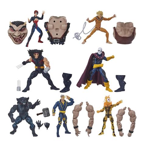 Buy X Men Marvel Legends Wave 5 Set Of 7 Figures Sugar Man Baf Online