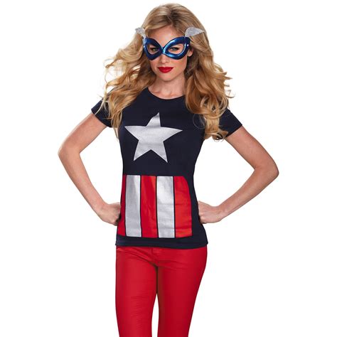 Captain America Women S Adult Costume Walmart Com