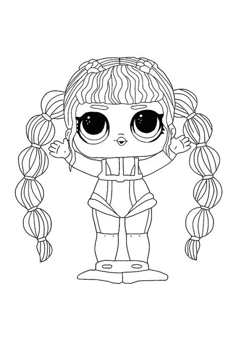 Lol Hairvibes Scuba Babe Coloring Page Star Coloring Pages Coloring