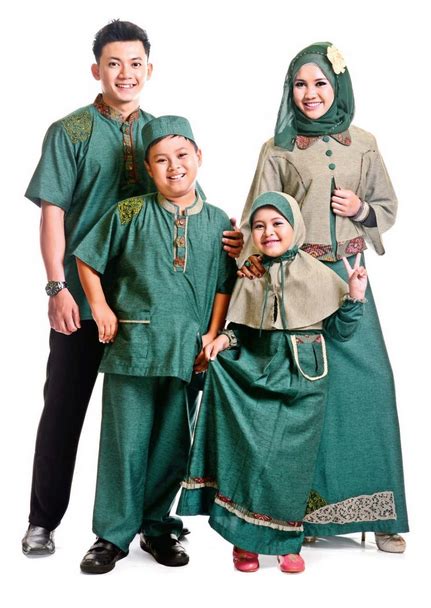 Koleksi Model Baju Muslim Terbaru Untuk Keluarga
