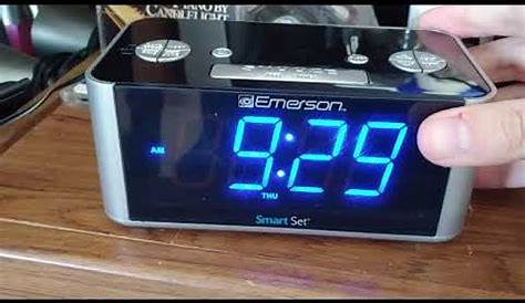emerson smart set clock manual