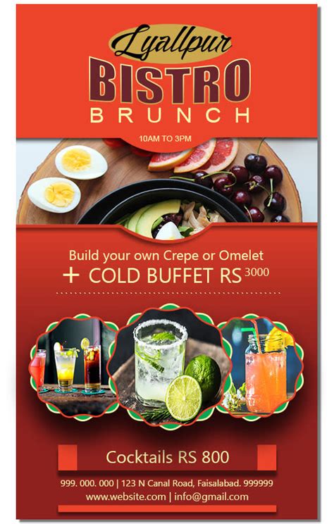 Design Food Flyer Or Business Brochure By Kamieditz Fiverr