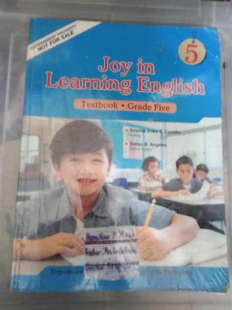 Grade 5 Joy In Learning English Hobbies And Toys Books And Magazines