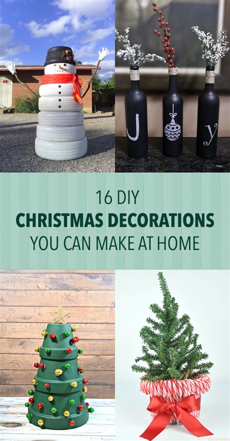 16 Cool Diy Christmas Decorations You Can Make At Home For Diyers