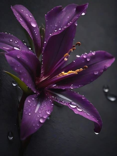 Premium Photo Beautiful Purple Flower Closeup High Resolution Image
