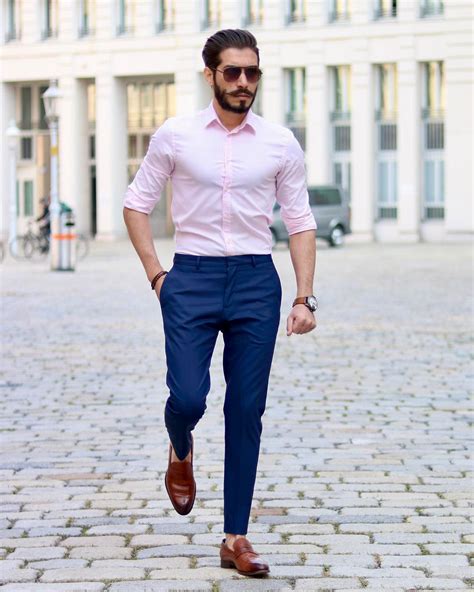 How To Wear Blue Pants And Brown Shoes Suits Expert