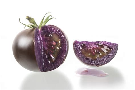 Purple Tomato Fruit Genetically Engineered To Produce An Flickr