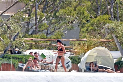 Georgina Rodriguez In Black Bikini In Ibiza Gotceleb The Best Porn Website
