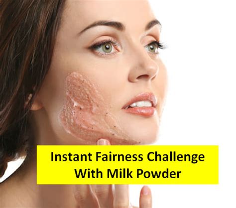 Instant Fairness Challenge With Milk Powder Beauty4everything