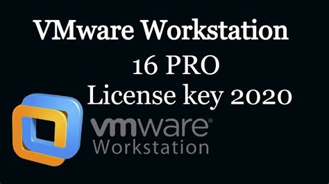 Vmware Workstation Pro 16 License Key 2020 Youtube