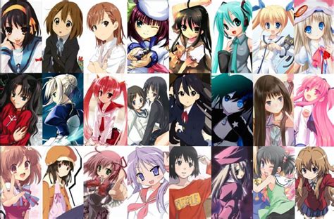 Many Different Anime Characters Are Shown Together