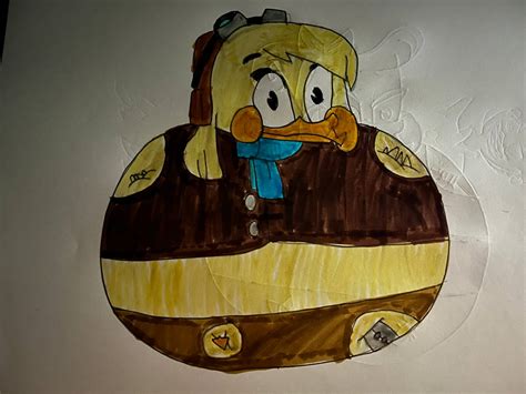 Inflated Della Duck By Alex Canine845 On Deviantart