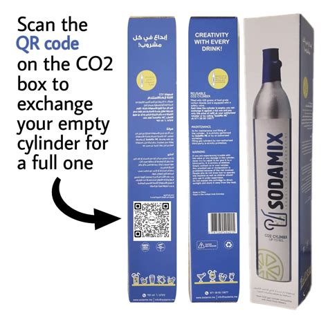 Sodamix 60l Co2 Cylinder Exchange Aluminum Cylinder Filled With 425