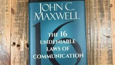 Books Corner The Undeniable Laws Of Communication John Maxwell Onana News