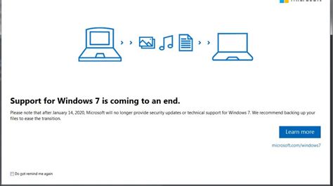 Windows 7 Losing Support On January 14 2020 Computer Warriors