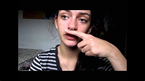 How To Hide A Septum Piercing Youtube