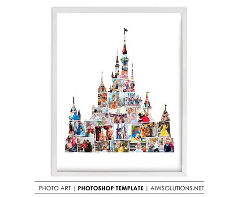 Disney Castle Photo Collage Disney Land