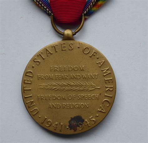 Ww2 Victory Medal Chasing Militaria