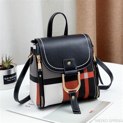 Popular bag woman coach of good quality and at affordable prices you can buy on aliexpress. Checkered Sling Bag Women Small Backpacks Cute Fashion ...