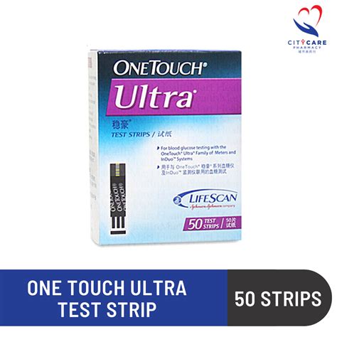 One Touch Ultra Test Strips 50s Citycare Pharmacy