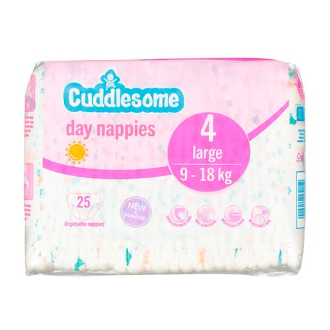 Cuddlesome Disposable Nappies 25s Large Pep Africa
