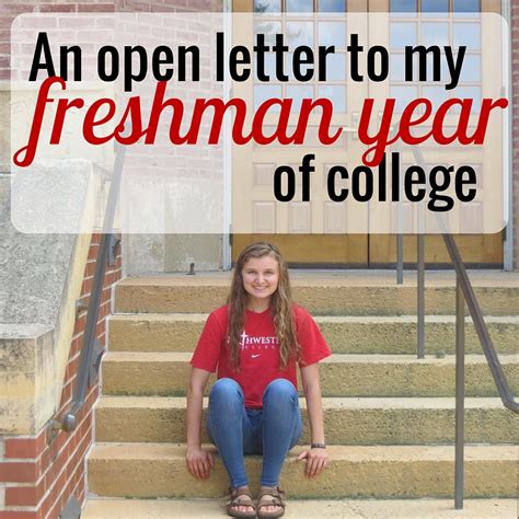 An Open Letter To My Freshman Year Of College