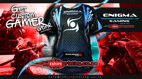 Enigma Gaming Shirt By 2cooldesign Tshirtprinting South Africa T