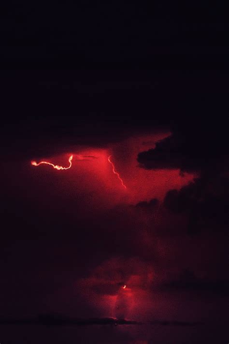 Lightningstrikes Inspiration In 2019 Nature Red Aesthetic Red