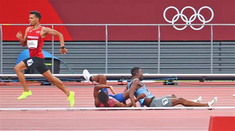 Tokyo Olympics 2021 Isaiah Jewett And Nijel Amos Extraordinary
