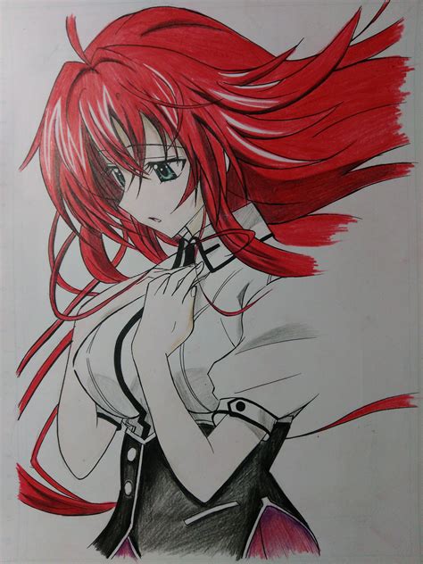 Light Lessons How To Draw Rias Gremory 2019 Personajes De Anime