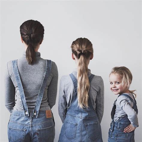 Mother Takes Pictures With Her Daughters In Matching Clothes