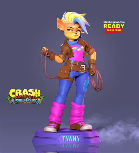 Artstation Tawna Crash Bandicoot Fanart Resources