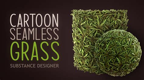 Easy Stylised Grass Texture Seamless Substance Designer 3d Game