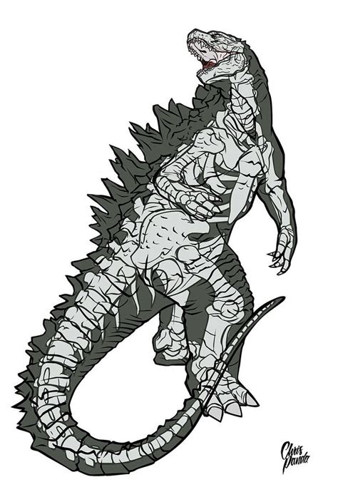 Godzilla 2014 Dibujos De Godzilla Dibujo Musculos Dibujos En Cuadricula