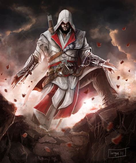 The Assassins Fan Art Ezio Auditore Assassins Creed Artwork Assassins Creed Art Assassins