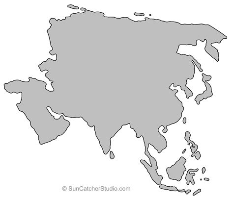 Asia Continent Map Png Images Transparent Background Png Play