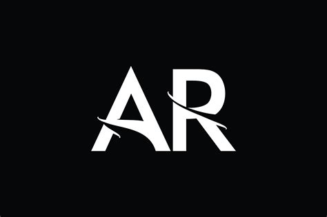 Ar Monogram Logo Design By Vectorseller Thehungryjpeg