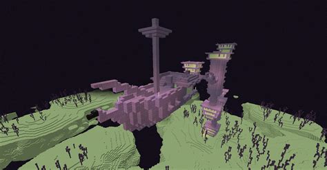 Dig out the surface to find the end portals down there. End Ship | Minecraft Wiki | FANDOM powered by Wikia
