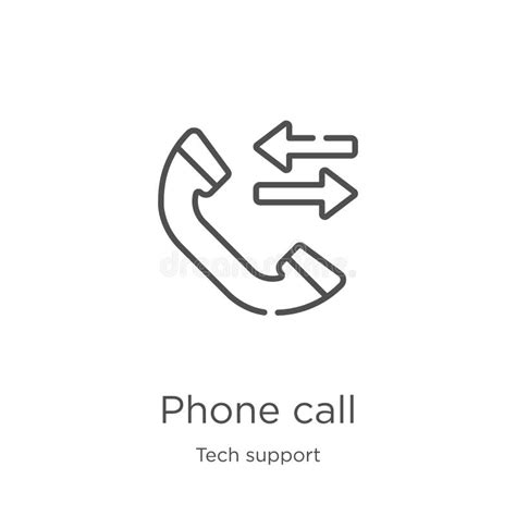 Phone Call Icon Vector From Miscellaneous Collection Thin Line Phone