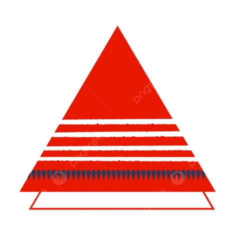 Red Triangle Clipart Transparent Background Red Theme Triangle Icon