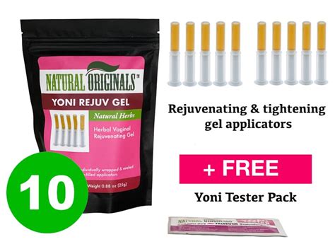 Yoni Rejuv Vaginal Tightening Gel Applicators 10 Pack 1 Etsy