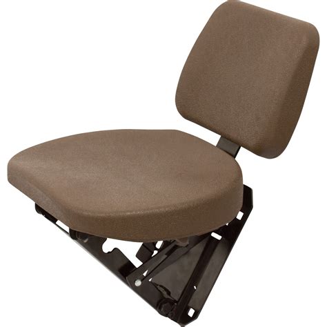 K And M Buddy Seat — For John Deere 6000 And 7000 Series Tractors Brown