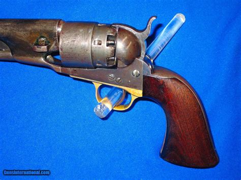 An Early Us Civil War Military Issued Colt Model 1860 Percussion Army