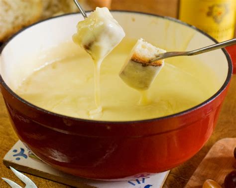 The most traditional fondue recipe is made with emmental or gruyere. annies home: Fondue Can Be A Fun Activity