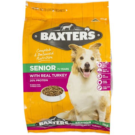 Baxters Dog Food Senior Turkey 3kg Woolworths