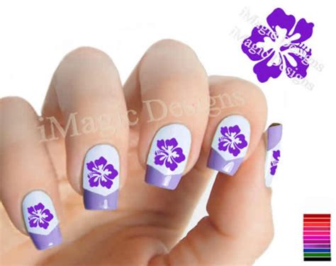 Water Slide Nail Decals Stickers Nail Art Transfers Etsy